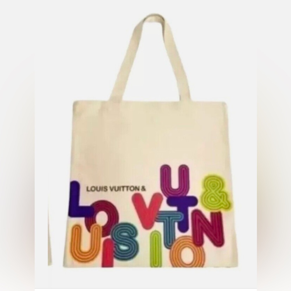 Louis Vuitton Novelty MulticolorCanvas Tote Bag